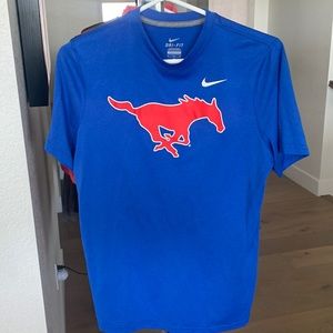 Nike Dri-Fit SMU Southern Methodist University T-Shirt Boys Size XL